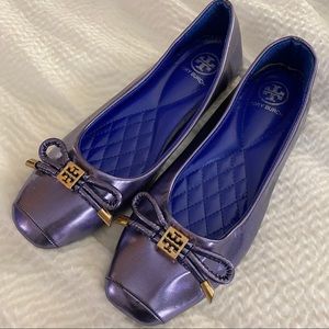 Tory Burch plum Flats